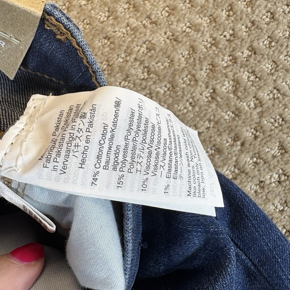 Womens Madewell Medium Wash Jeans Size 27 Slim Skinny Roadtripper Stretch Dark - Picture 5 of 13